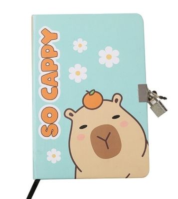 DIARIO CAPYBARA CON LLAVE I TOTAL A5 CAPIBARA 
