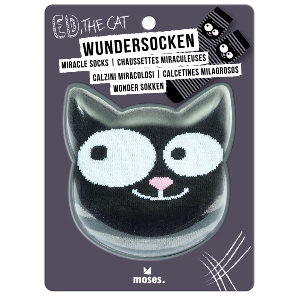 CALCETINES MÁGICOS EF THE CAT GATO NEGRO 