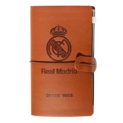 CUADERNO DE VIAJE REAL MADRID TAPA BLANDA libreta 