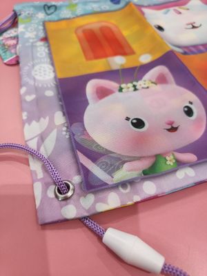 BOLSA MERIENDA GABBY'S DOLLHOUSE BOLSITA ALMUERZO PEQUEÑA 