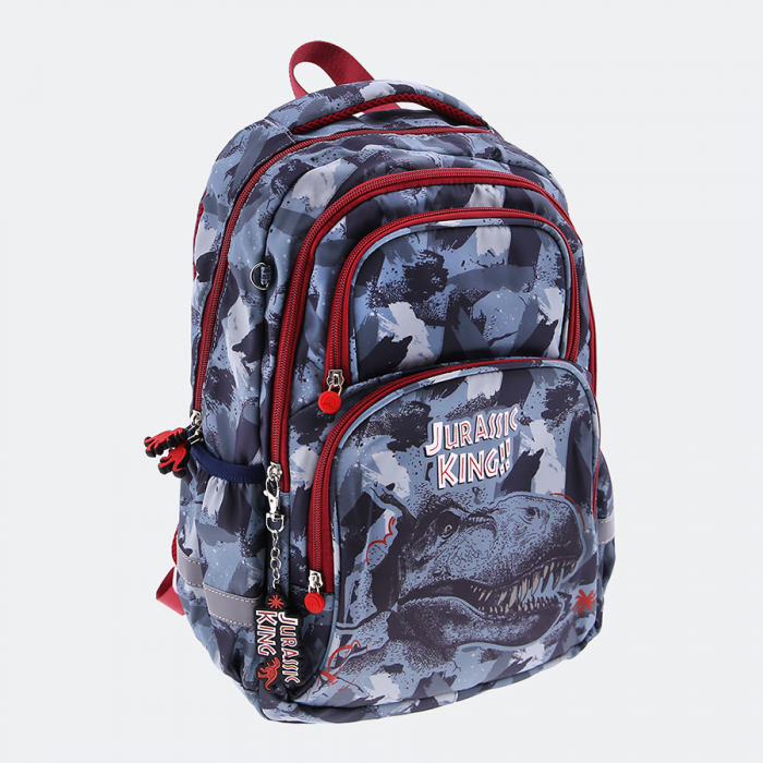 REBAJAS OUTLET MOCHILA INFANTIL JURASSIC KING CON BROCHE DELANTERO LOVELY STORY DINOSAURIOS 