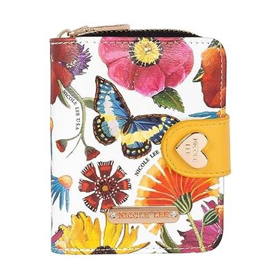 BILLETERA TARJETERO NICOLE LEE MARIPOSAS BUTTERFLY 