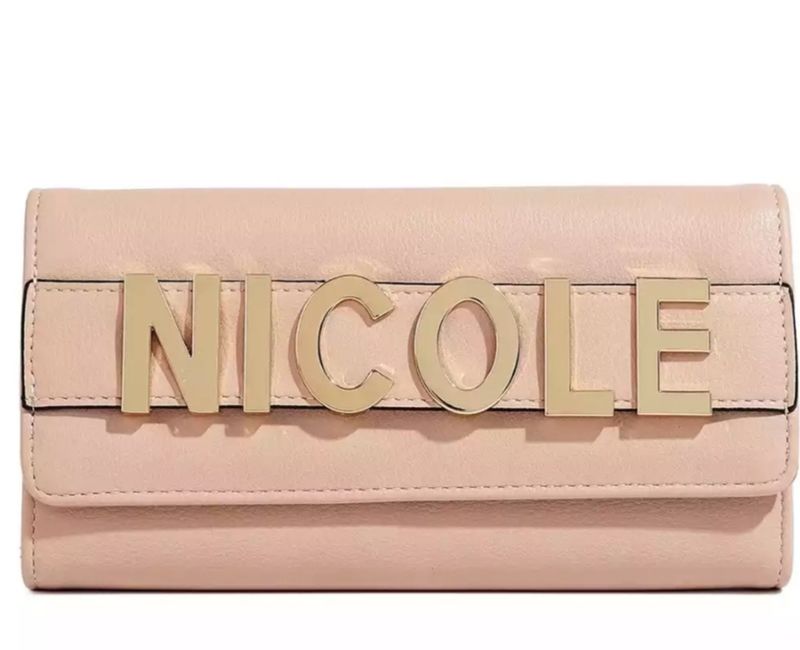 BILLETERO MUJER NICOLE LEE CALISTA CON TAPA ROSA 