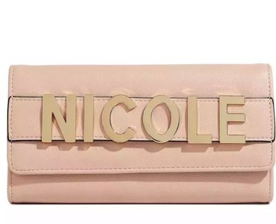 BILLETERO MUJER NICOLE LEE CALISTA CON TAPA ROSA 