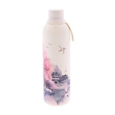 BOTELLA TÉRMICA JAPÓN 750 ML AUREA ENGOMADA Y CON ASA ACERO INOXIDABLE 