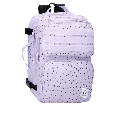 MOCHILA ENSO ESCOLAR FLEUR DOTS VIAJE TAMAÑO CABINA 
