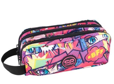 ESTUCHE TRIPLE COOLPACK PINK ANIME portatodo PRIMUS tres cremalleras