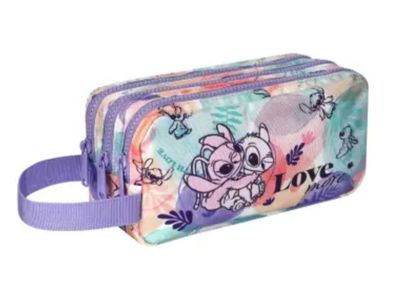 ESTUCHE PORTATODO TRIPLE STITCH PASTEL PRIMUS TRES CREMALLERAS 