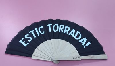 ABANICO VENTALL ESTIC TORRADA NEGRO 