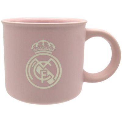 TAZA REAL MADRID CERÁMICA MUG ROSA 430 ML