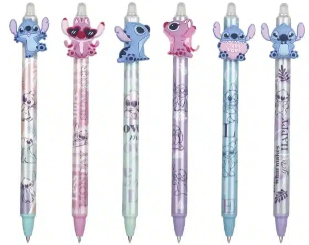 BOLÍGRAFO BORRABLE STITCH PASTEL DISNEY COOLPACK TINTA AZUL BOLI N°5
