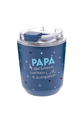 TAZA TÉRMICA PAPÁ AUREA 280 ML vaso térmico LOVELY STORY día del padre papa.