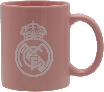 TAZA REAL MADRID CERÁMICA MUG ROSA 330 ML