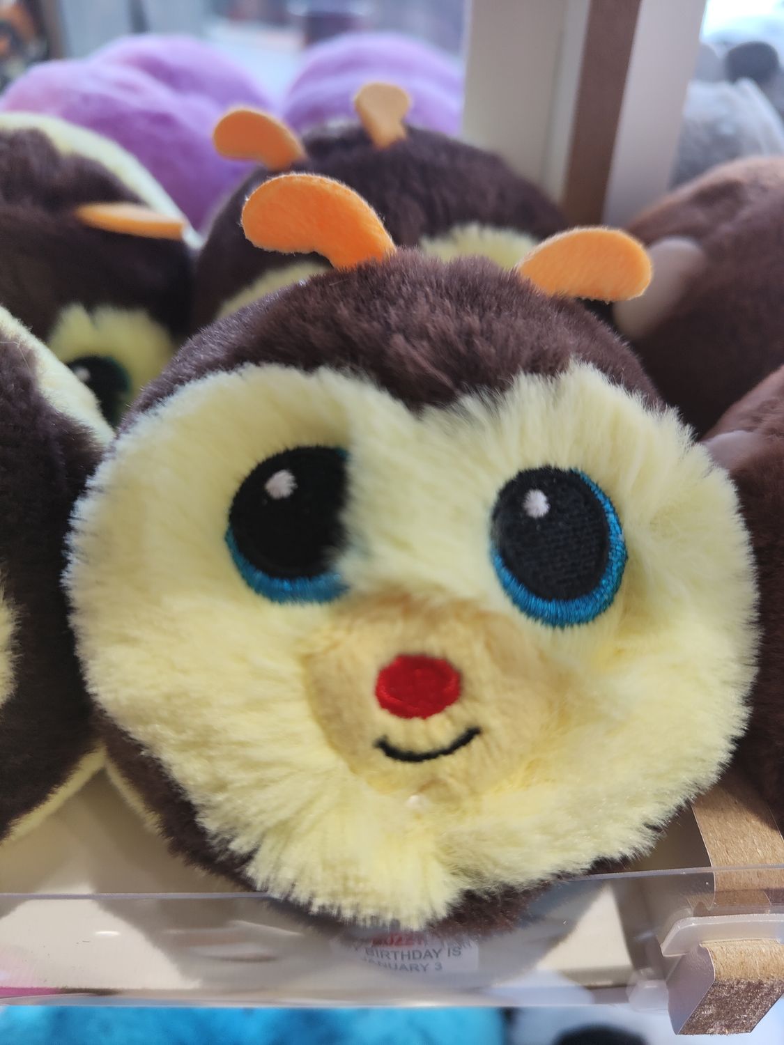 PELUCHE TY BALLONS ABEJA 10 CM PELOTA SALTARINA  PELUCHE TY BALLONS ABEJA 10 CM PELOTA SALTARINA