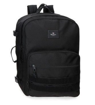 MOCHILA VIAJERA NEGRA PEPE JEANS 44 cm ARIS NEGRO 