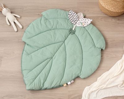 MANTA ACTIVIDADES BEBÉ HOJA KIOKIDS 100 x 80 algodón 