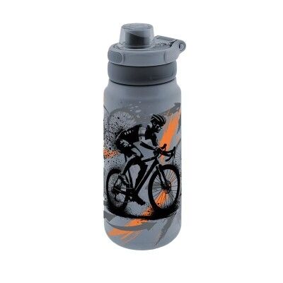 BOTELLA TÉRMICA SPORT BICI 750ML AUREA CYCLING ZONE ACERO INOXIDABLE 