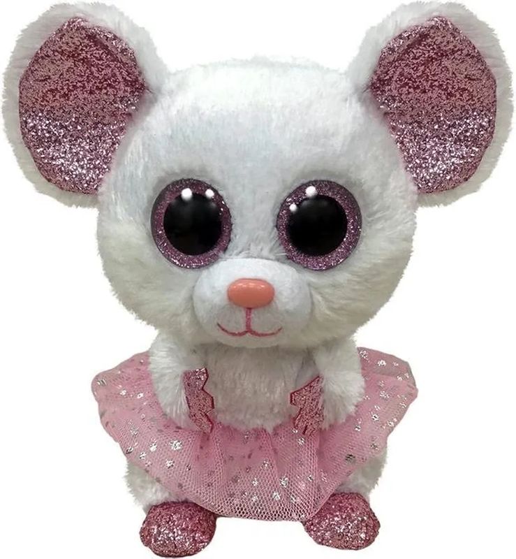 PELUCHE TY RATON NINA BEANIE BOO'S 15 CM
