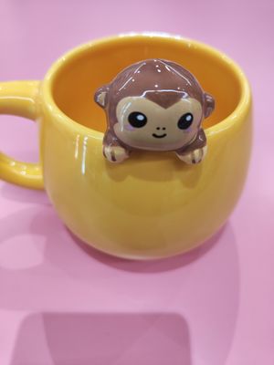 TAZA CON CHARM MONO I TOTAL tazón 470 ML MUG MONKEY 