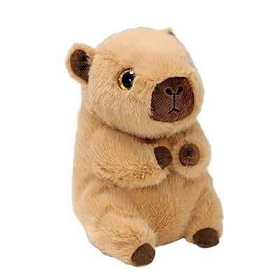 CAPIBARA TY PELUCHE 15 CM CAPYBARA LARA BROWN BEANIE BOO'S