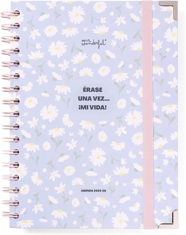 AGENDA MR. WONDERFUL ÉRASE UNA VEZ...¡MI VIDA! A5 SEMANAL 2025-26