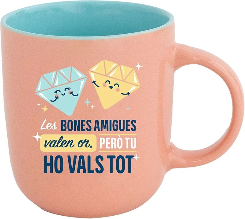 TASSA MR. WONDERFUL BONES AMIGUES 370 ML. CERAMICA 