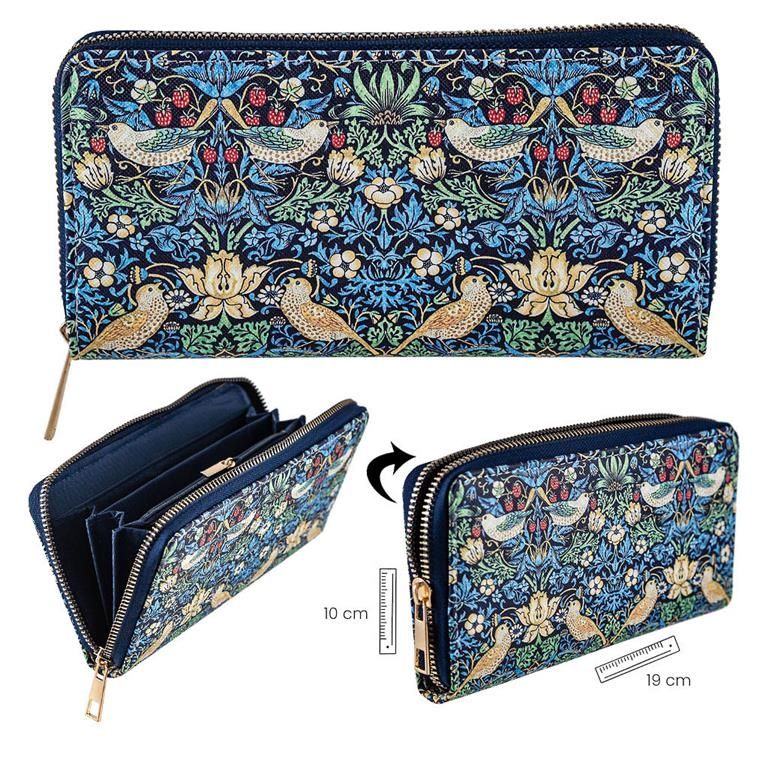 BILLETERO MUJER LARGO WILLIAM MORRIS 