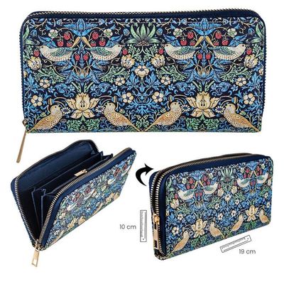 BILLETERO MUJER LARGO WILLIAM MORRIS 