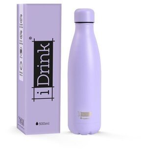 BOTELLA TÉRMICA VIOLETA I DRINK 750 ML LILA PASTEL MALVA  BOTELLA TÉRMICA VIOLETA I DRINK 750 ML LILA PASTEL MALVA