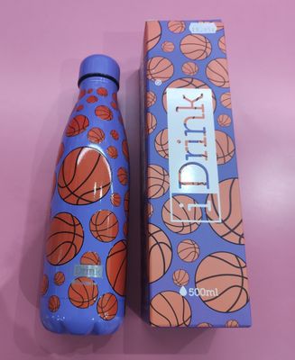 BOTELLA TÉRMICA BÁSQUET I DRINK 500 ML ACERO INOXIDABLE BALONCESTO BASKET 