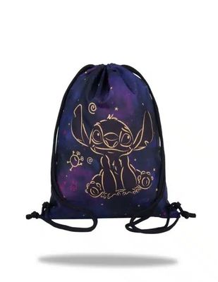 SACO GYM STITCH GOLD COOLPACK MOCHILA DE CUERDAS 