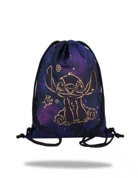 SACO GYM STITCH GOLD COOLPACK MOCHILA DE CUERDAS 