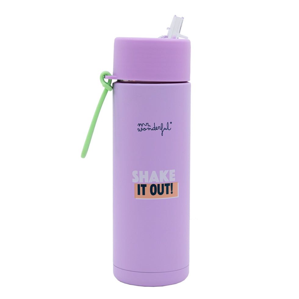 BOTELLA TÉRMICA MR WONDERFUL LILA 750 ML ACERO INOXIDABLE BOTELLA TÉRMICA MR WONDERFUL LILA 750 ML ACERO INOXIDABLE
