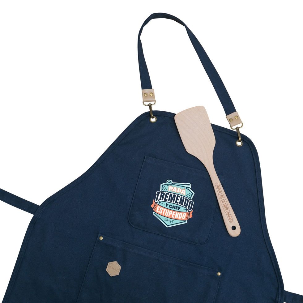 DELANTAL PADRE MR WONDERFUL CON ESPÁTULA PAPÁ DELANTAL PADRE MR WONDERFUL CON ESPÁTULA PAPÁ