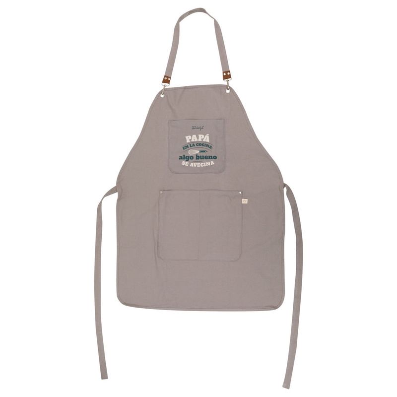 DELANTAL PADRE MR WONDERFUL CON ESPÁTULA PAPÁ 