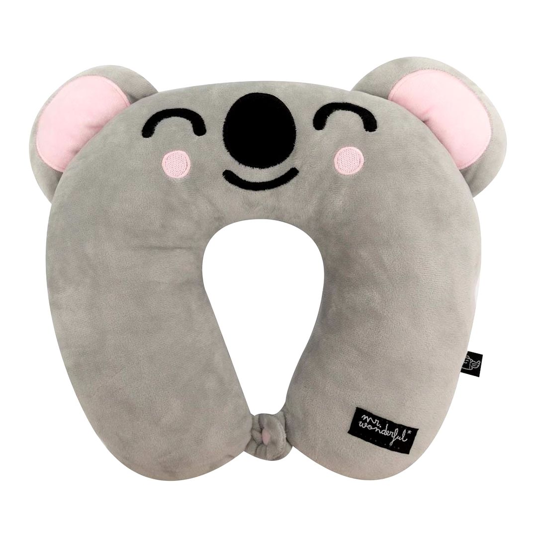 COJÍN CERVICAL MR WONDERFUL KOALA COJÍN DE VIAJE INFANTIL PELUCHE COJÍN CERVICAL MR WONDERFUL KOALA COJÍN DE VIAJE INFANTIL PELUCHE
