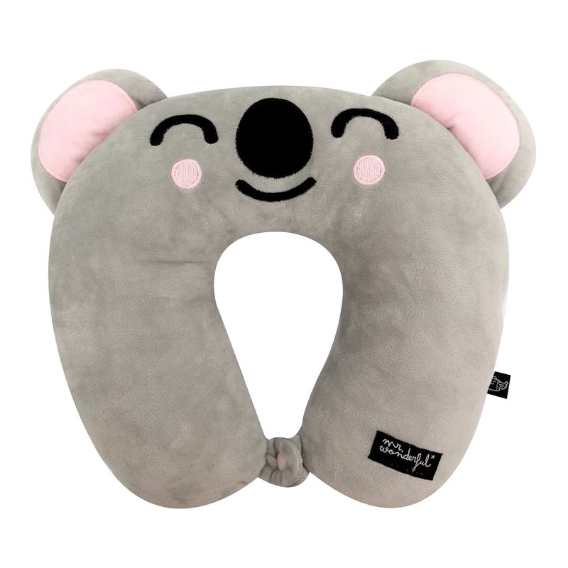 COJÍN CERVICAL MR WONDERFUL KOALA COJÍN DE VIAJE INFANTIL PELUCHE 