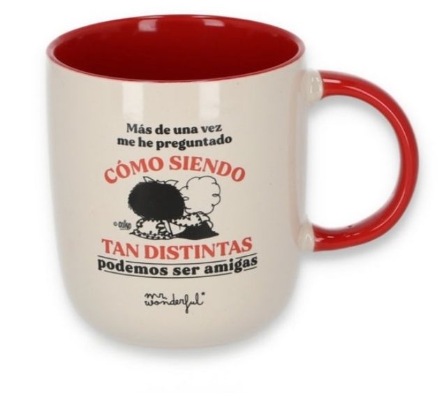 TAZA MR. WONDERFUL MAFALDA AMIGAS 370 ml