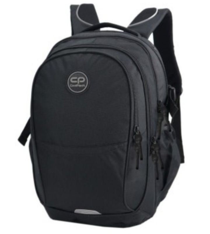 MOCHILA FACTOR COOLPACK NEGRO BLACK 4 cremalleras tamaño carpeta (muy grande) reforzada 