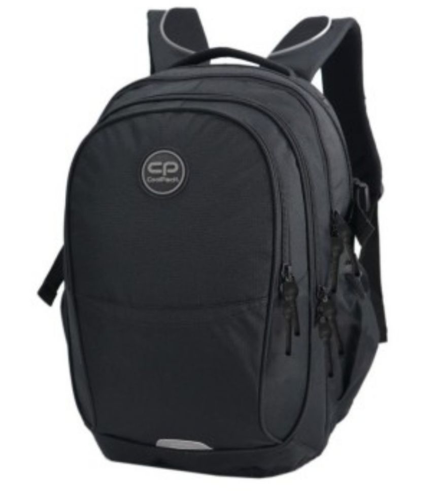 MOCHILA FACTOR COOLPACK NEGRO BLACK 4 cremalleras tamaño carpeta (muy grande) reforzada MOCHILA FACTOR COOLPACK NEGRO BLACK 4 cremalleras tamaño carpeta (muy grande) reforzada