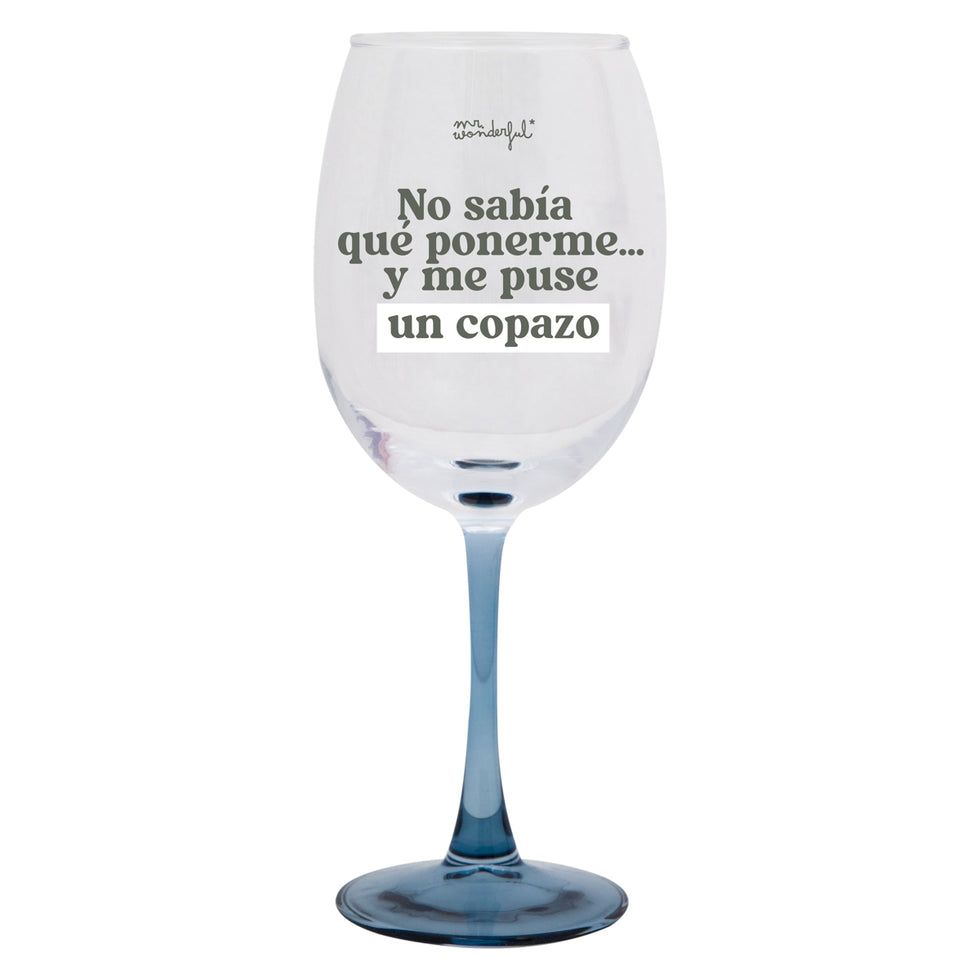COPA DE VINO MR WONDERFUL COPAZO 