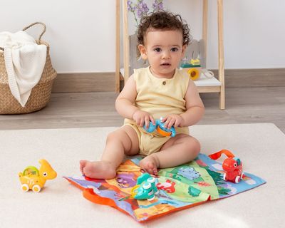 MANTA DE JUEGOS DINOSAURIOS KIOKIDS MANTITA BEBÉ 