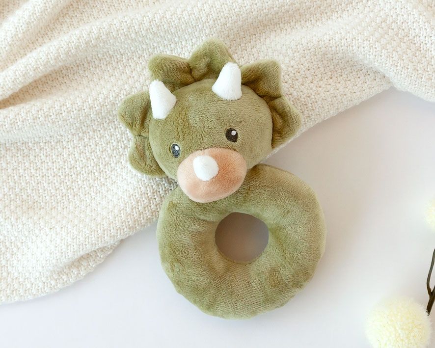 SONAJERO DINOSAURIO VERDE KIOKIDS JUGUETE DE BEBÉ SONAJERO DINOSAURIO VERDE KIOKIDS JUGUETE DE BEBÉ