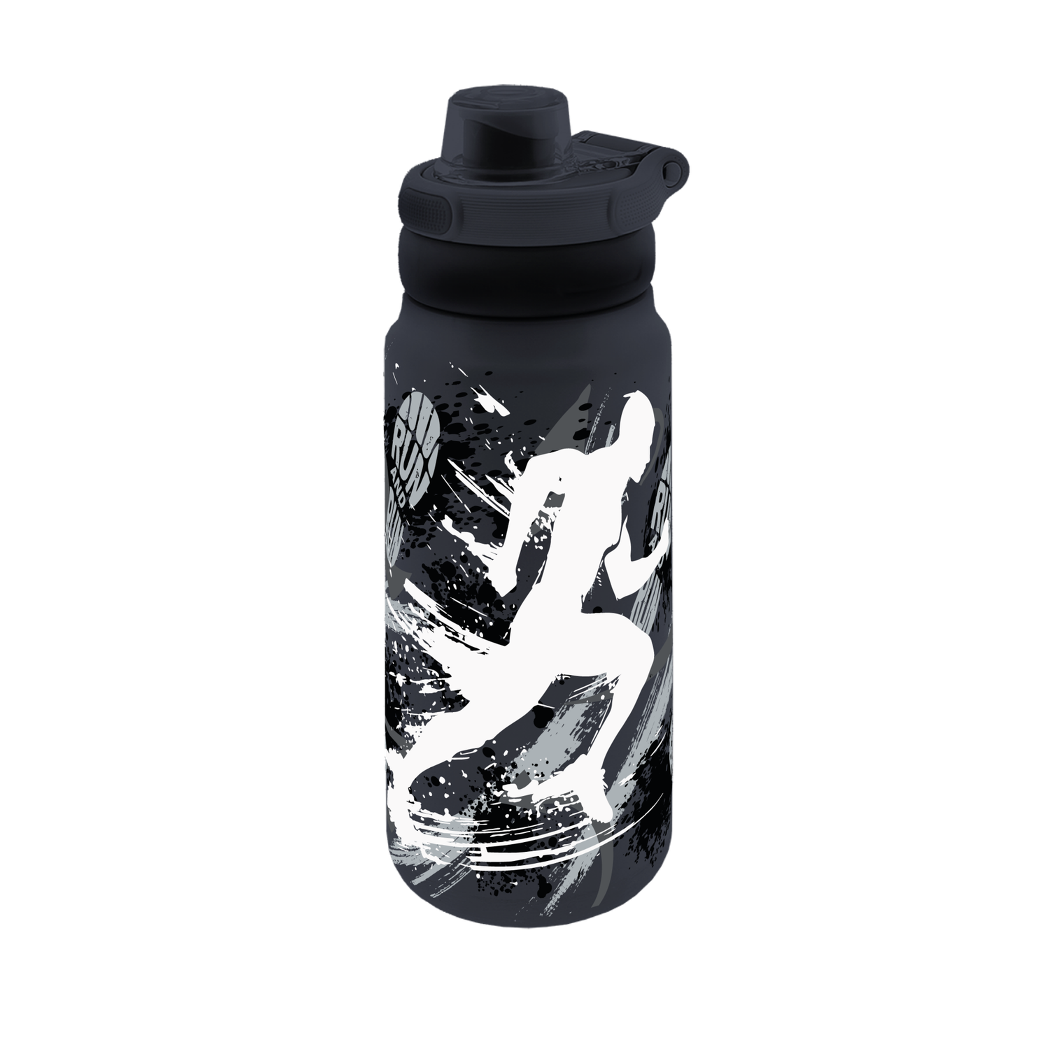 BOTELLA TÉRMICA SPORT RUNNING 750 ML AUREA ACERO INOXIDABLE NEGRA  BOTELLA TÉRMICA SPORT RUNNING 750 ML AUREA ACERO INOXIDABLE NEGRA