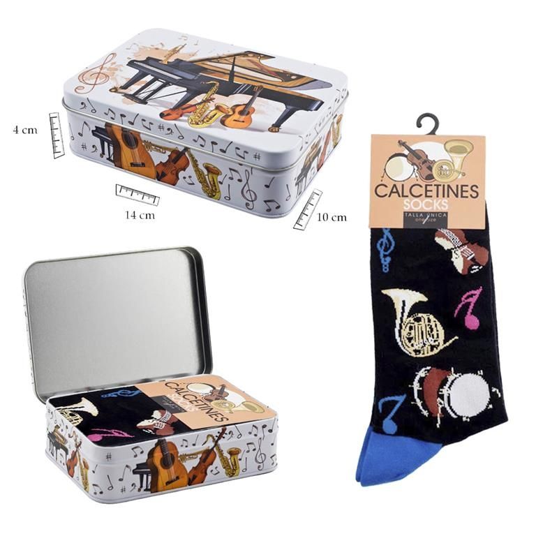 CALCETINES EN LATA BATERÍA DE MÚSICA  CALCETINES EN LATA BATERÍA DE MÚSICA