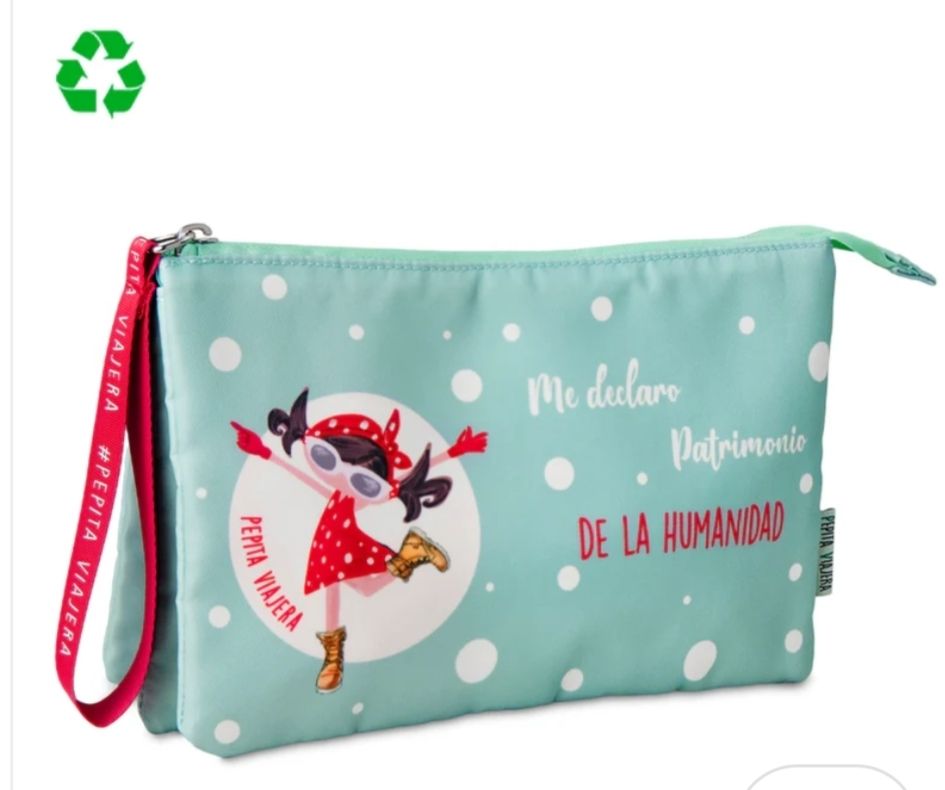 PORTATODO TRIPLE ME DECLARO PATRIMONIO DE LA HUMANIDAD PEPITA VIAJERA  PORTATODO TRIPLE ME DECLARO PATRIMONIO DE LA HUMANIDAD PEPITA VIAJERA