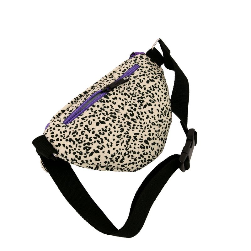 RIÑONERA MR WONDERFUL ANIMAL PRINT TOPOS BOLSO CRUZADO 