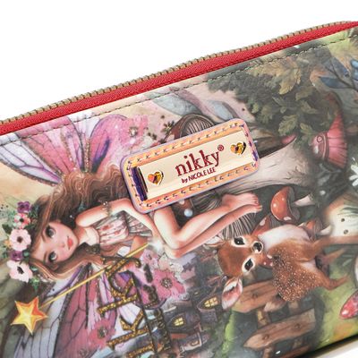 BILLETERA CON DOBLE CREMALLERA NICOLE LEE FAIRY HADAS BILLETERA CON DOBLE CREMALLERA NICOLE LEE FAIRY HADAS