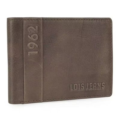 CARTERA HOMBRE LOIS BILLETERA PIEL APAISADA MARRÓN AMERICANO CARTERA HOMBRE LOIS BILLETERA PIEL APAISADA MARRÓN AMERICANO