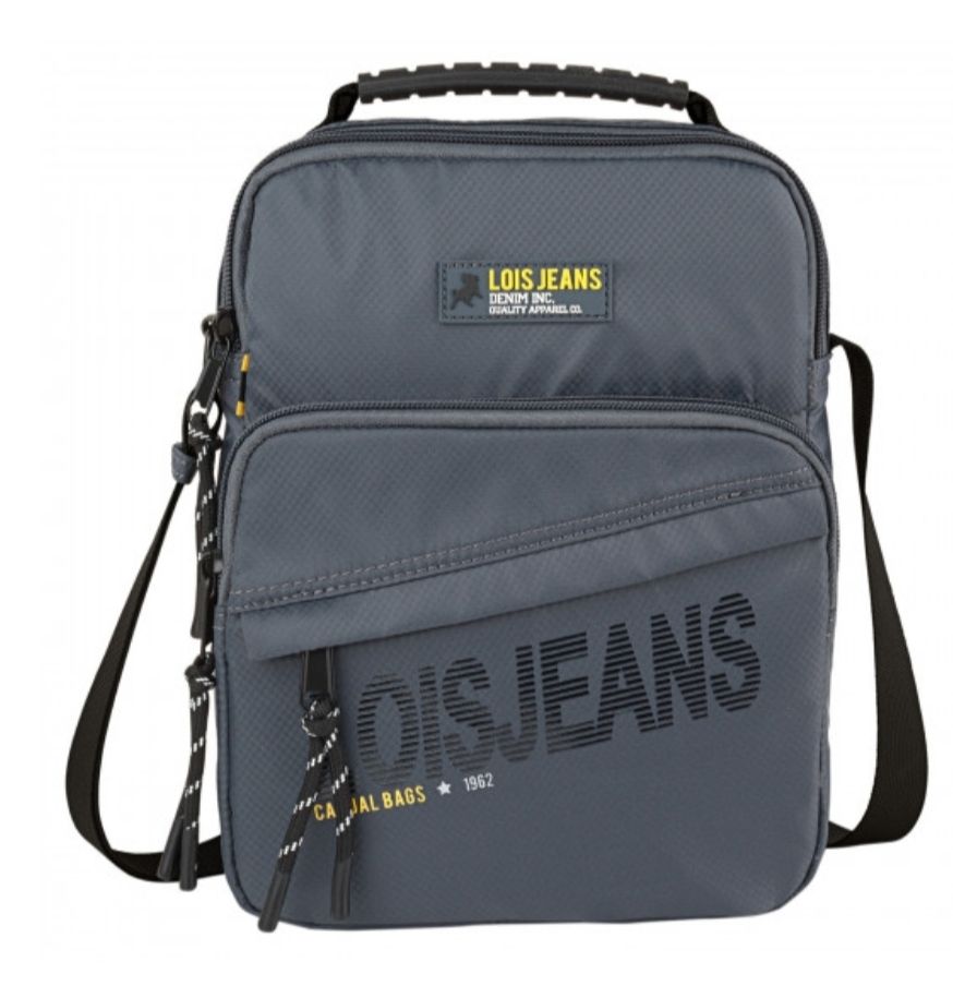 BANDOLERA LOIS GROVE CON ASA LONETA GRIS 
